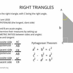 Right triangles and trigonometry unit test