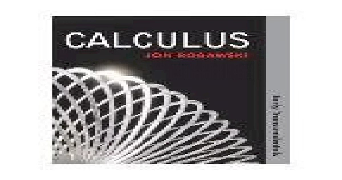 Calculus early transcendentals jon rogawski