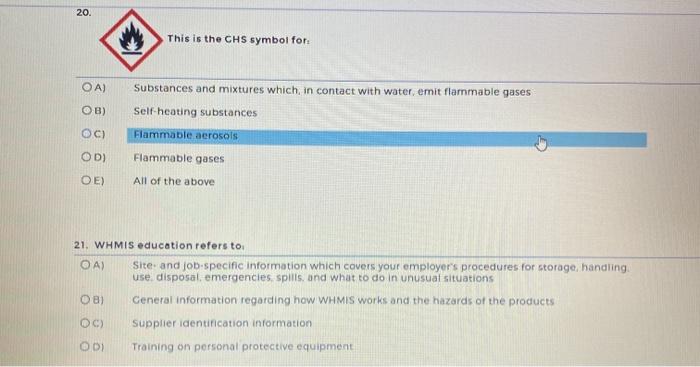 Hazardous materials foundations walmart answers