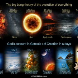 Summarize the three major creationism approaches to genesis 1-2